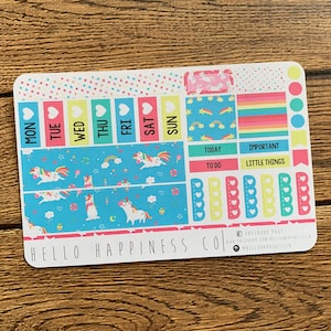 Hobonichi Weeks Mini Kit - Unicorns