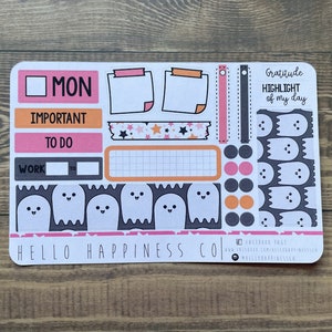 Hobonichi Techo A6 Daily Kit - Niedliches Halloween - Sie wählen den Tag oder lassen leer