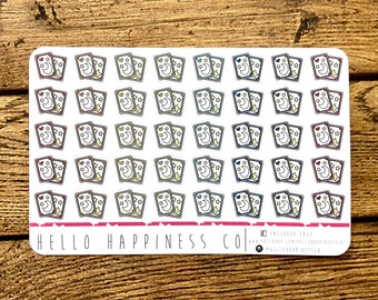 Tarot Card Planner Stickers - Rainbow Divination Stickers