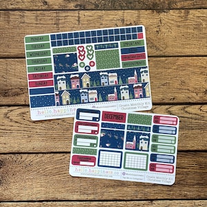 Maandelijkse set Hobonichi Cousin - kerstdorp - december