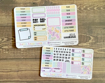 Wonderland222 A6 Monthly or Weekly Planner Kit - You Choose Your Kit - Easter 2024 - NEWLY REVISED