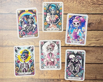 Vinyl Tarot Card - You Pick Your Card(s) - Glossy or Holographic Overlay Available