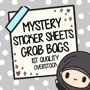 OVERSTOCK Grab Bag- Mystery grab Bag - First Quality Stickers