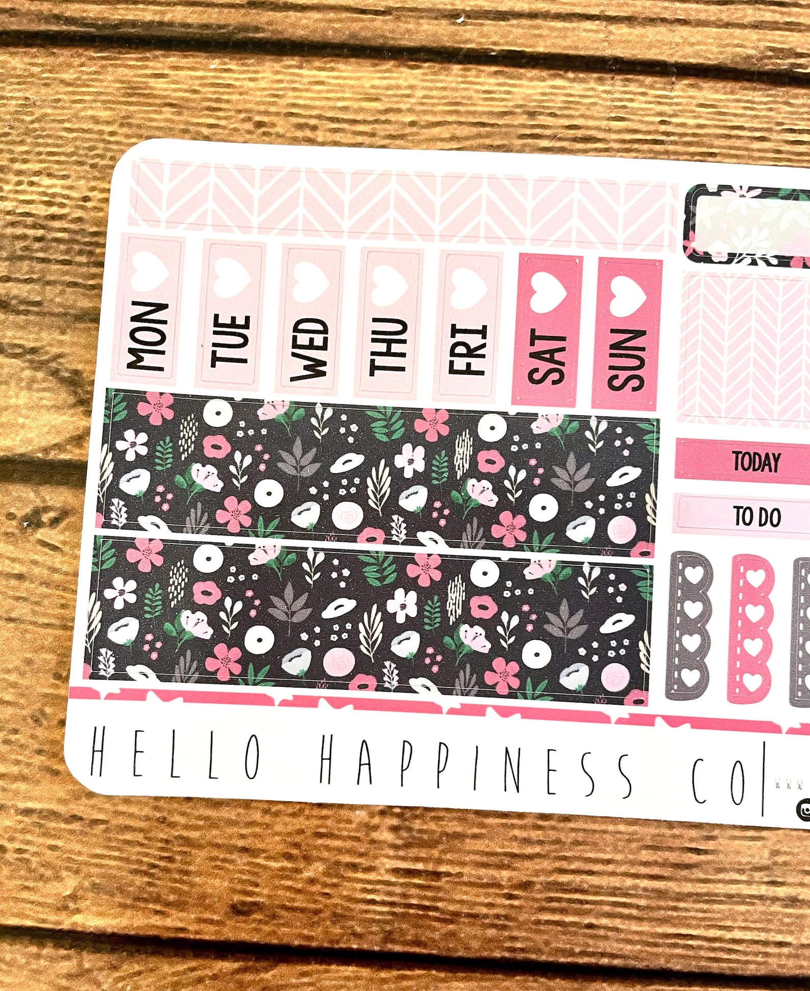 Hobonichi Weeks Mini Kit - Dainty Floral - Etsy