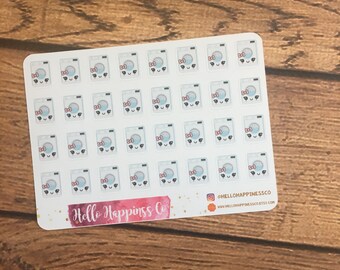 MINI Laundry Planner Stickers