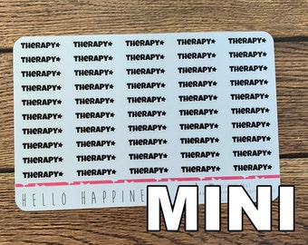 MINI Therapy Chunky Typography Planner Stickers