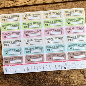 Doodle Therapy Planner Stickers - Stackable  - Hand Lettered  - Many Color Options