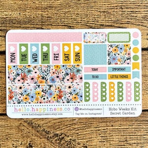 Hobonichi Weeks Mini Kit - Secret Garden