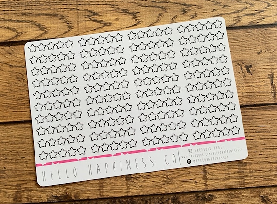 5 Star Rating Planner Stickers