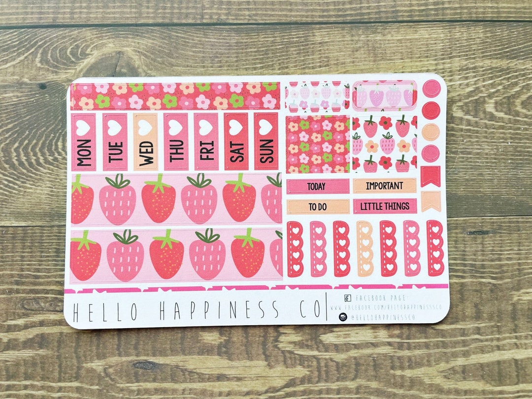 Hobonichi Weeks Mini Kit - Berry Bright - Etsy