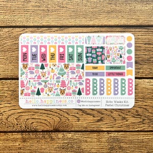 Hobonichi Weeks Mini Kit - Weekly Kit - Pastel Christmas - Gifts for Planners