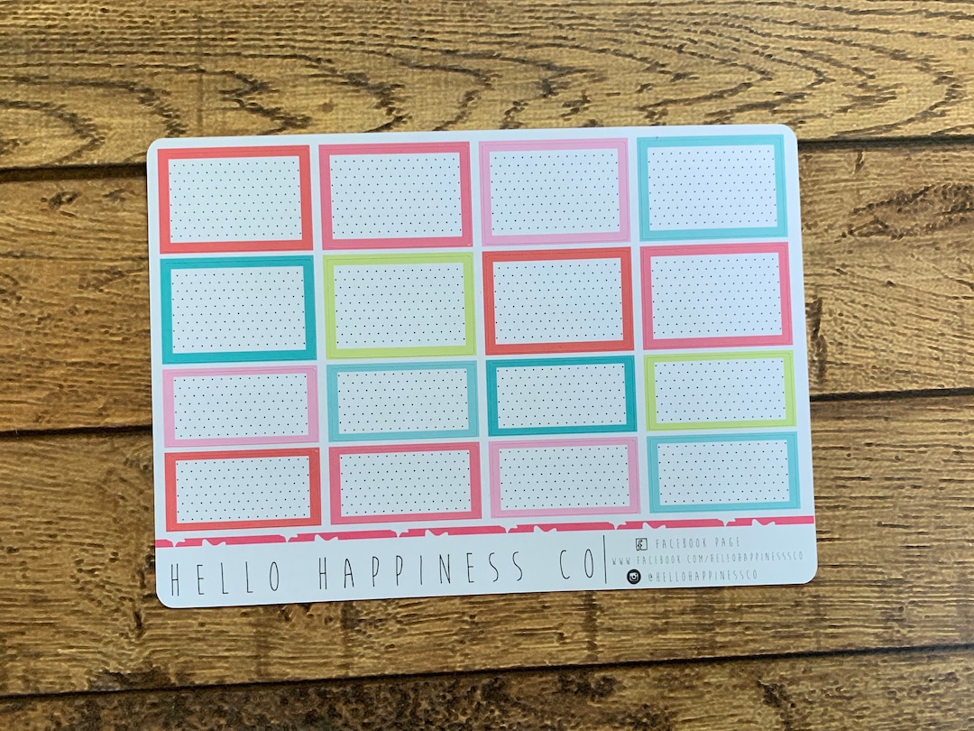 Dot Grid Boxes Many Color Options - Etsy