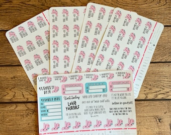 Weight Loss Surgery Planner Stickers - 5 Sheets