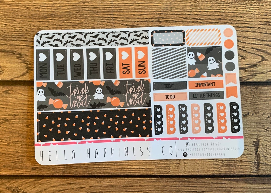 Hobonichi Weeks Mini Kit - Trick or Treat - Etsy