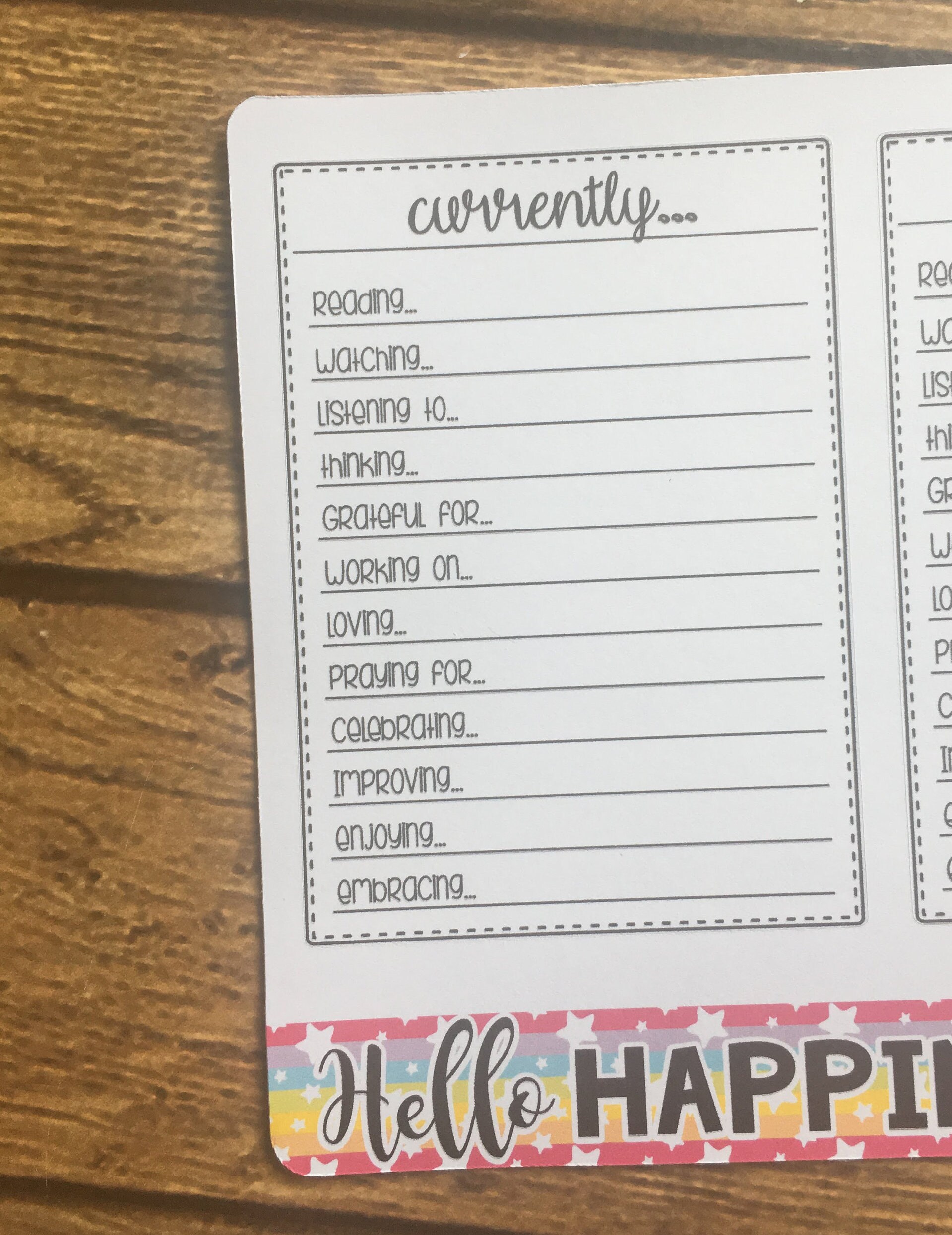 Currently Planner Stickers - Etsy