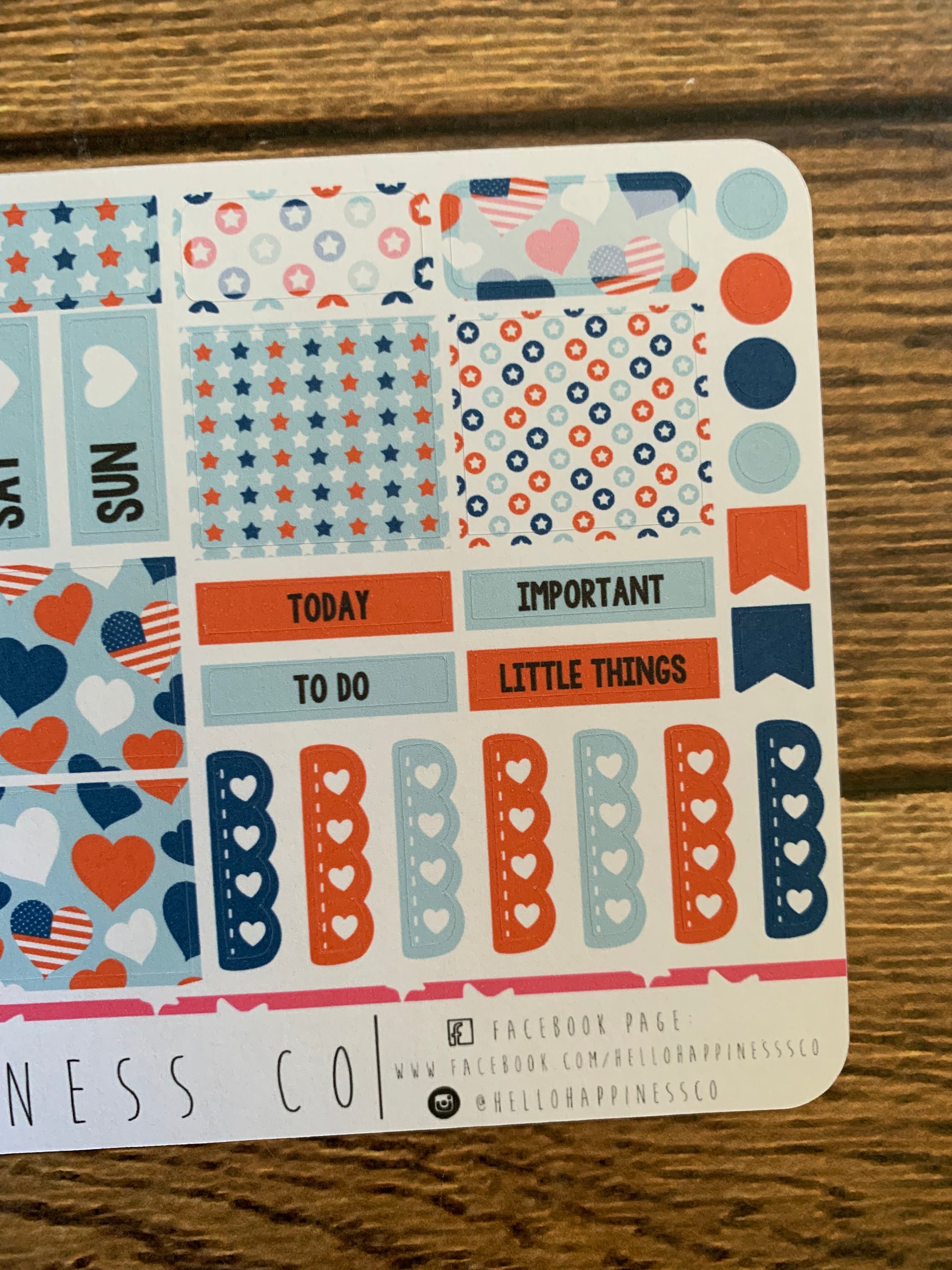Hobonichi Weeks Mini Kit 4th of July - Etsy