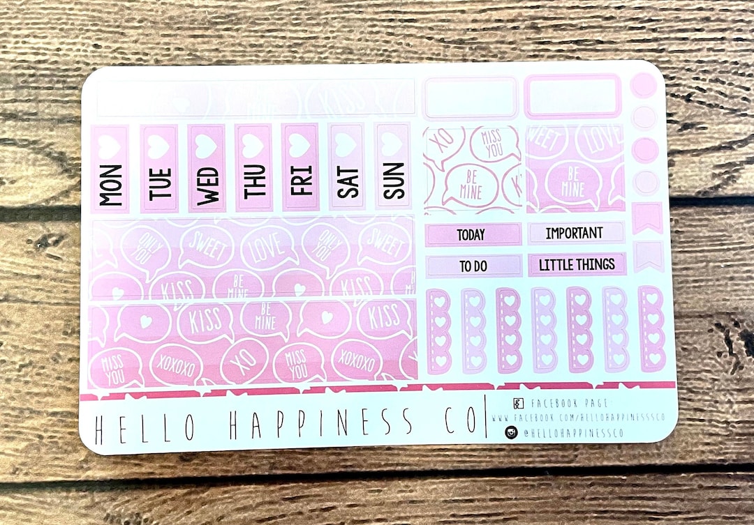 Hobonichi Weeks Mini Kit Be Mine - Etsy España