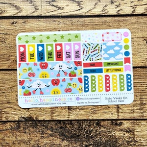 School Daze Hobonichi Weeks Sticker Kit: Weekly Planner Decoration