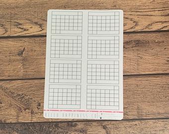 Monthly Habit Tracker - Planner Stickers