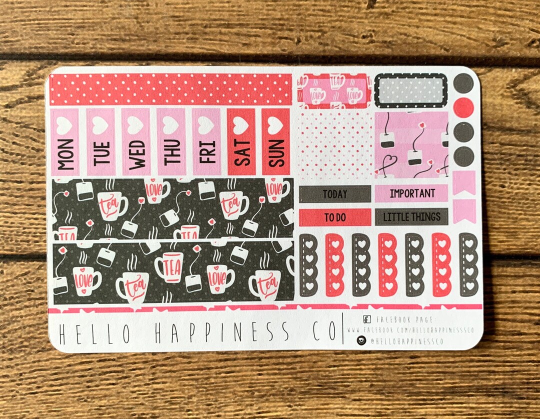 Hobonichi Weeks Mini Kit Tea Time - Etsy