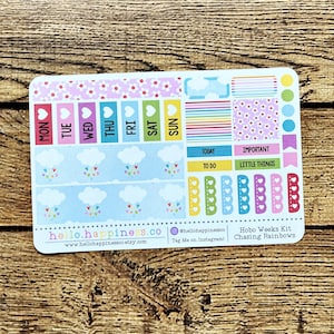 Chasing Rainbows Hobonichi Weeks Sticker Kit: Weekly Planner Decoration