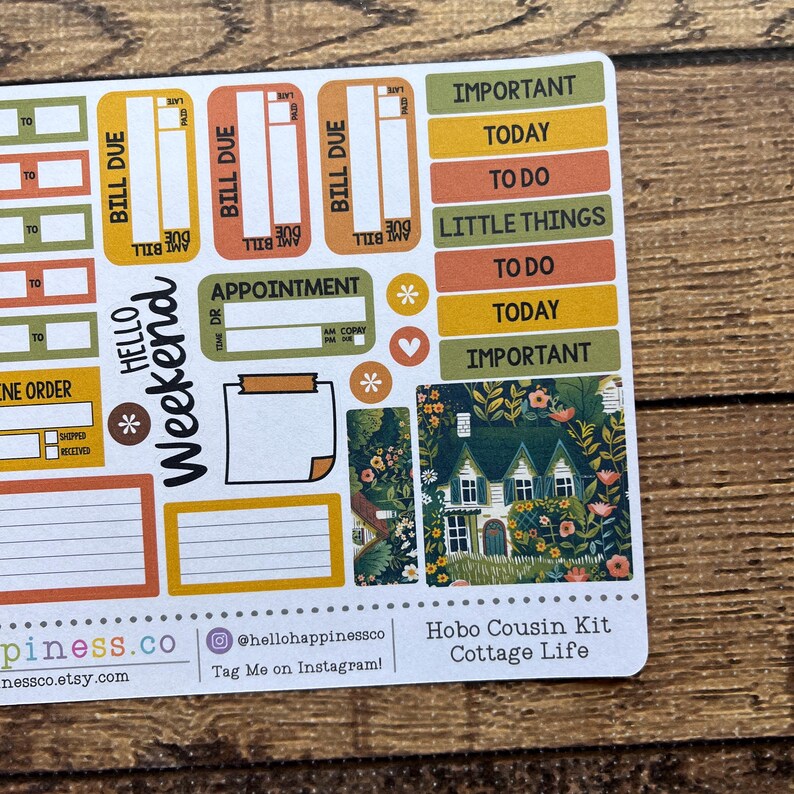 Hobonichi Cousin Mini Weekly View Kit - Cottage Life - Gifts for ...