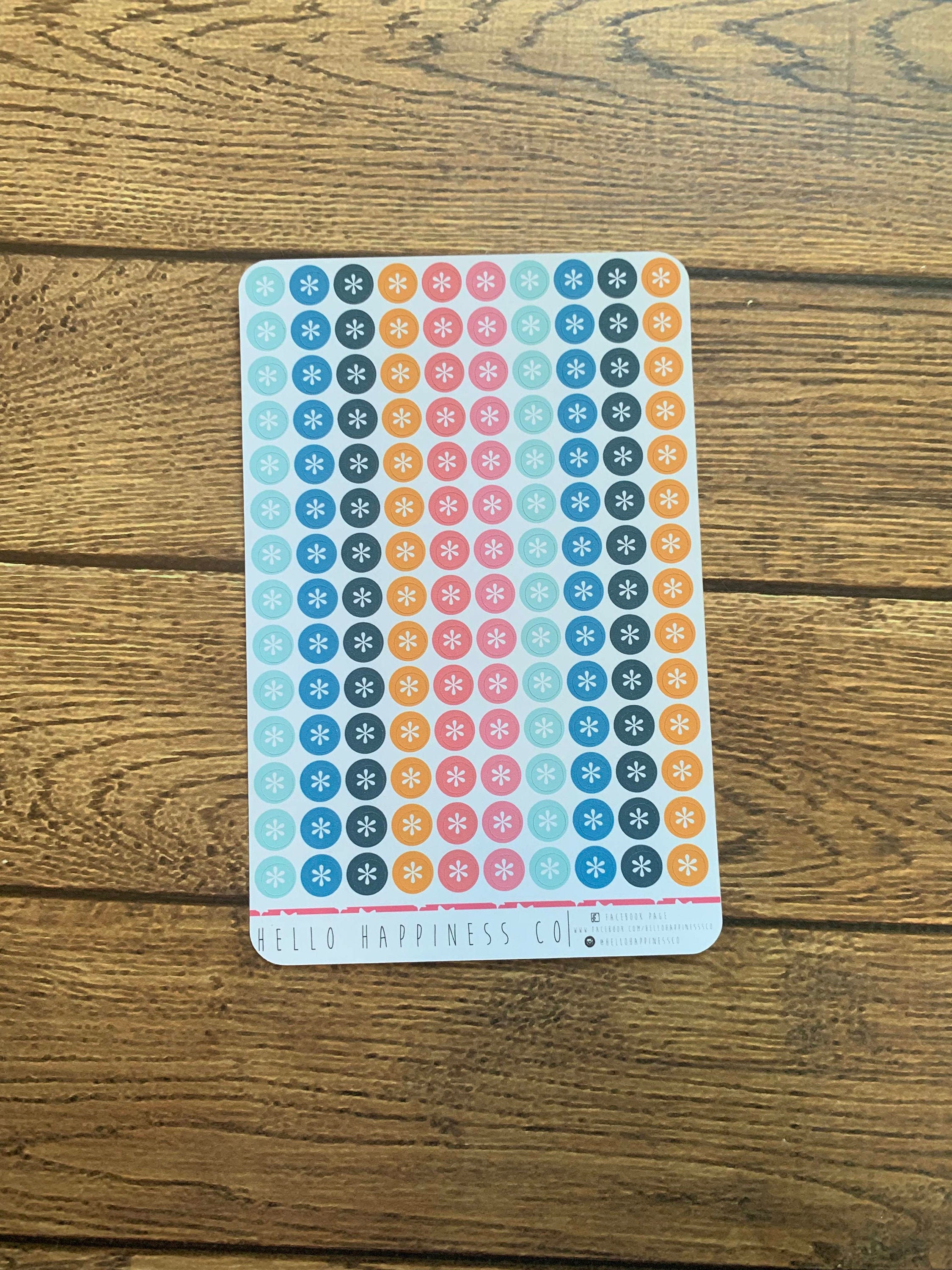 White Planner Stickers