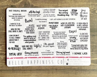 Snarky Work and Office Quotes - Planner Stickers