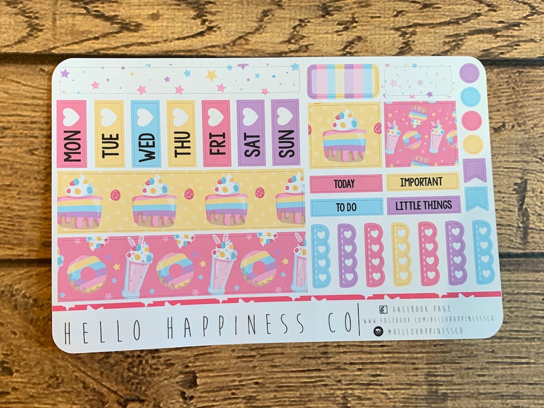 Hobonichi Weeks Mini Kit - Sweet Treats - Etsy