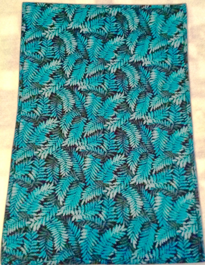 Colorful Scrappy Table Topper with Card Tricks Pattern