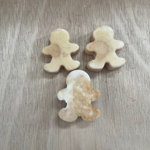 Goat Milk Unscented Soap, Goats Milk Soap, Cold Press Soap, Gingerbread man soap
