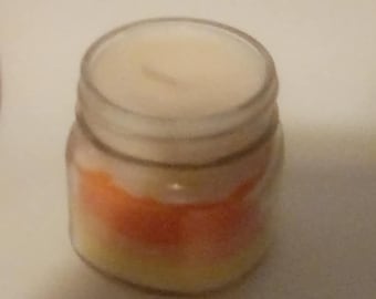 Candy Corn Soy Candles, candy corn wax melts, candy corn gift set