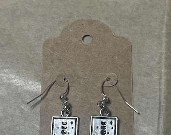 Moon Cycle tarot earrings