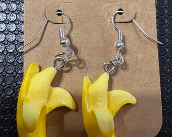 Banana Dangle Earrings
