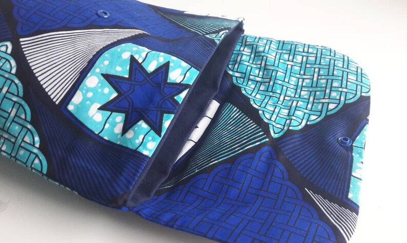 fabric baby bag satchel bag Backpack wax blue wax kids bag