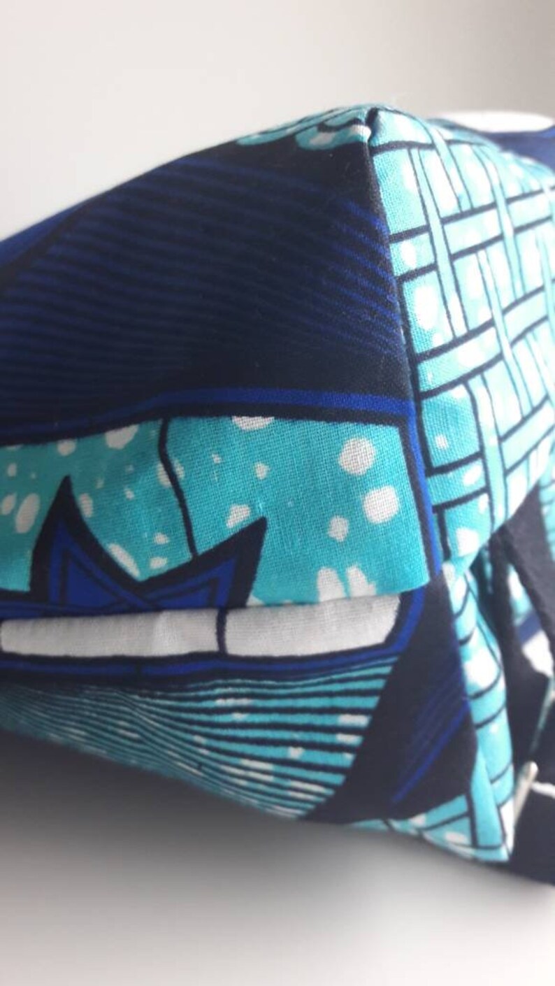 fabric baby bag satchel bag Backpack wax blue wax kids bag