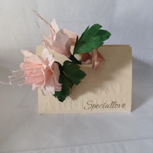 Embrulho de presente flores artificiais papel moda quilling flor escultura de papel decorações de cartão flores de papel