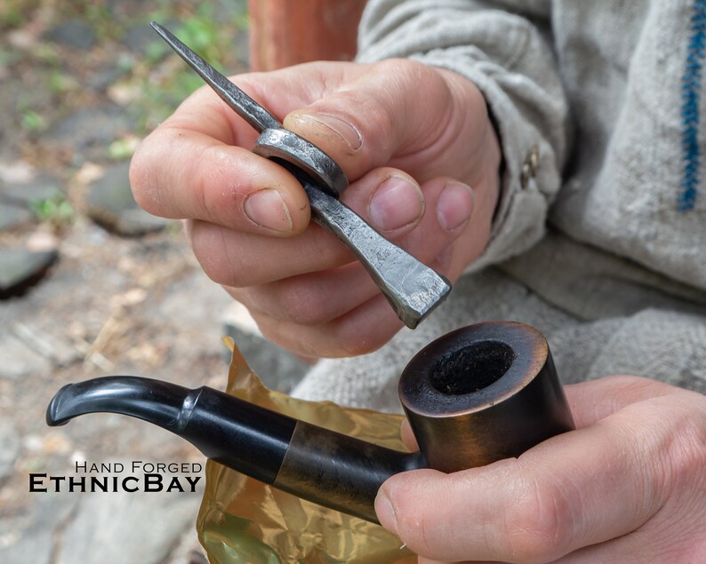 Tobacco Pipe tool. Handmade tamper. Hand smoker tool Etsy