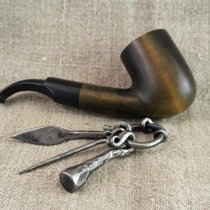 Tobacco Pipe Tamper. Hand Forged Tobacco Pipe Tool