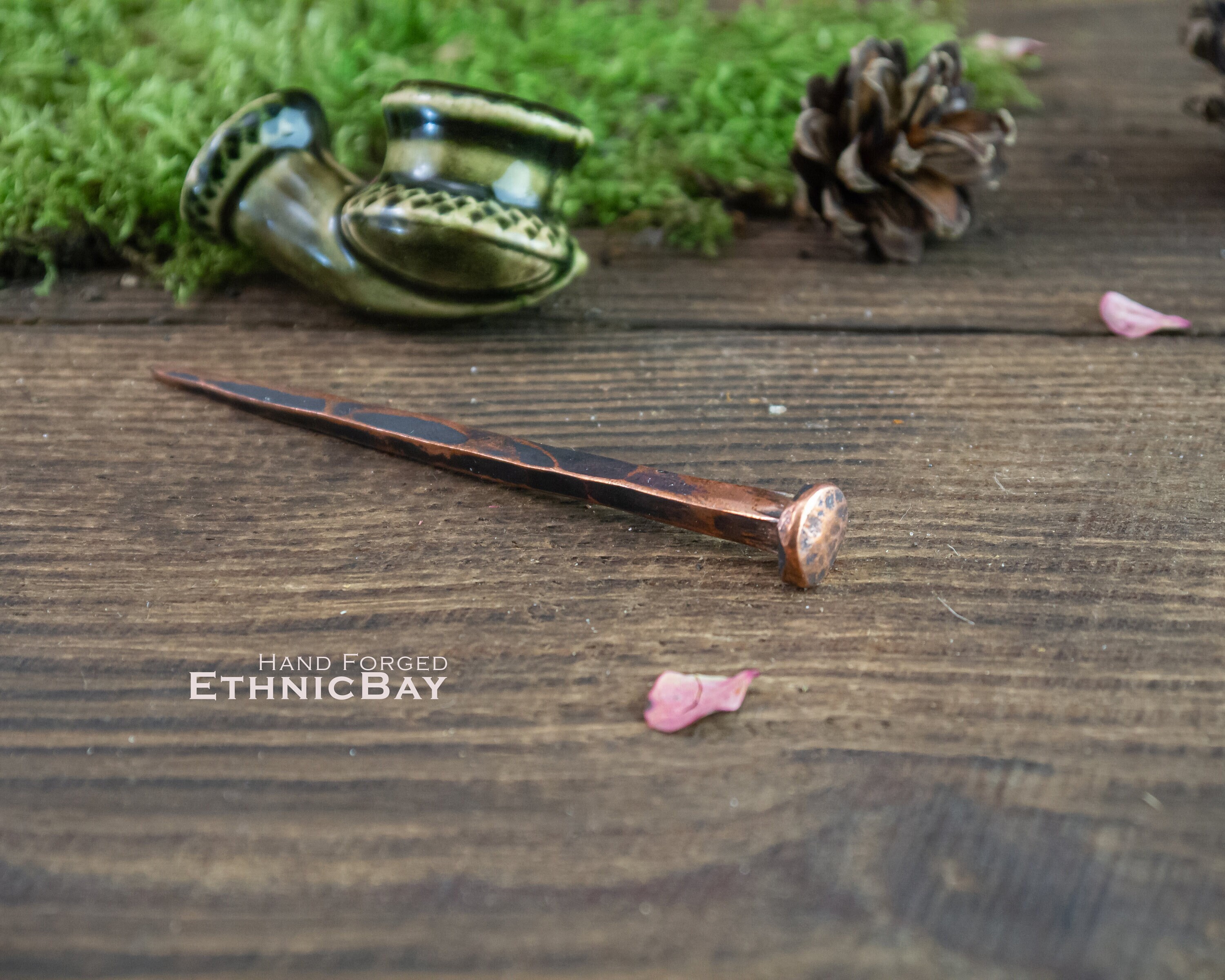 イギリスのアンティーク真鍮製タバコタンパー（Brass Pipe Tamper）