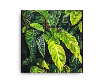 Coffee Plant Canvas Artwork