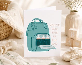 Mom-to-be gift greeting card | Baby shower gift | Gift for new mom | Card for pregnant lady
