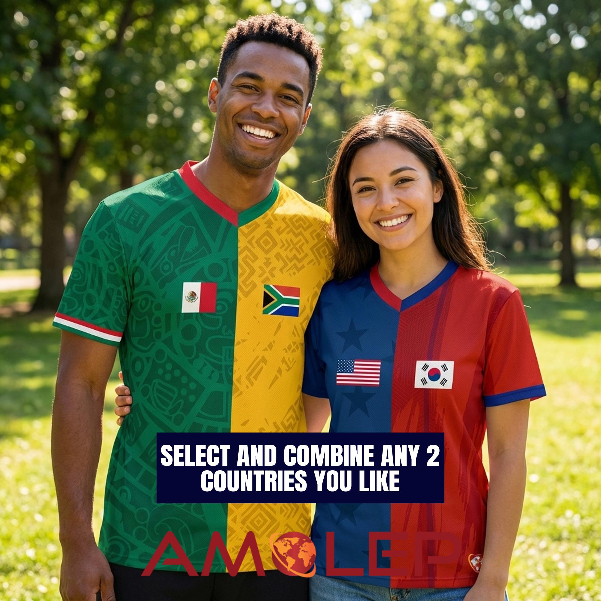 Maillot Philippines Foot FI-74 – Drapeau Philippin, Design Ailes Bleu/Rouge, Unisexe – Fierté Nationale