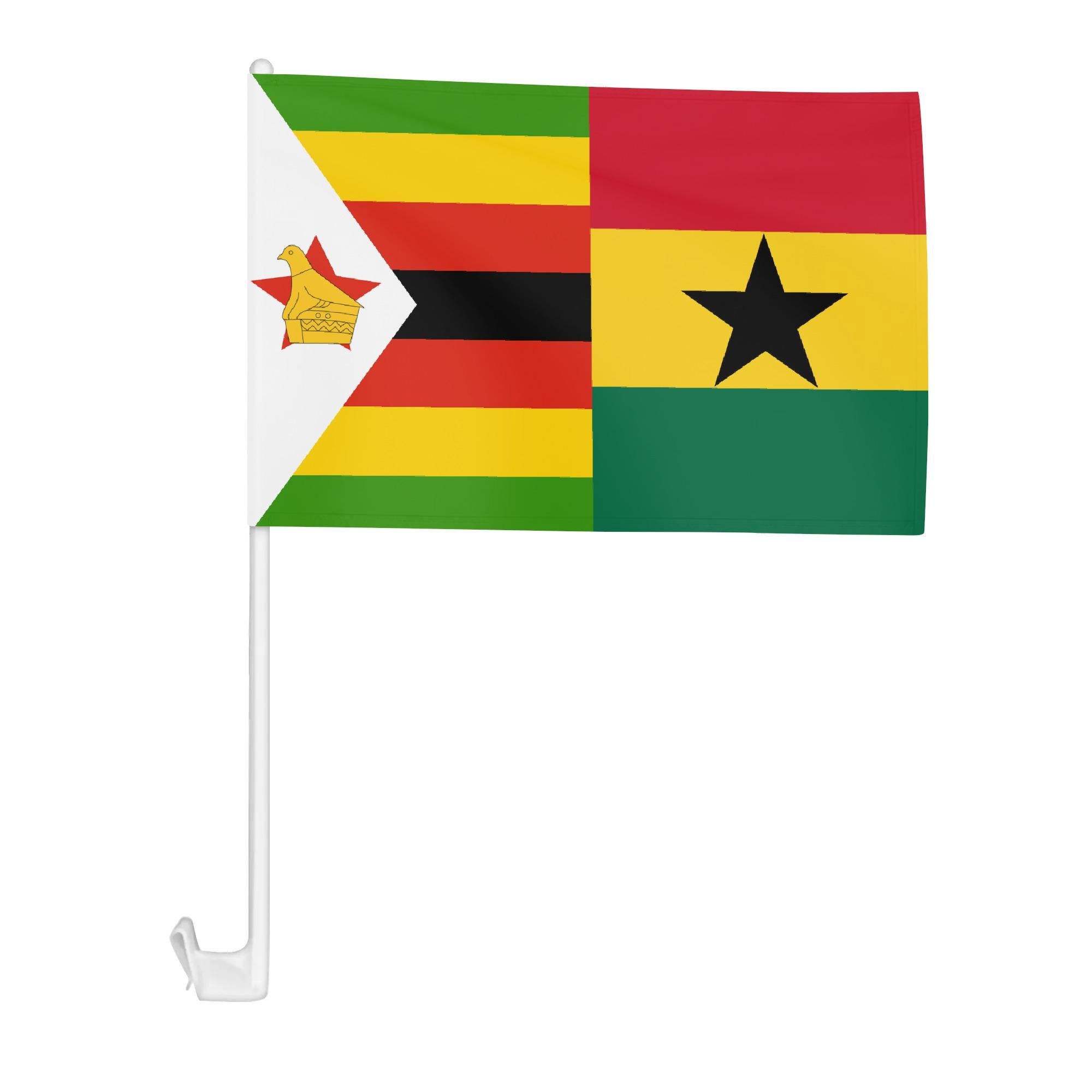 Custom Dual-flag Car Window Flag • Personalized Polyester Window ...