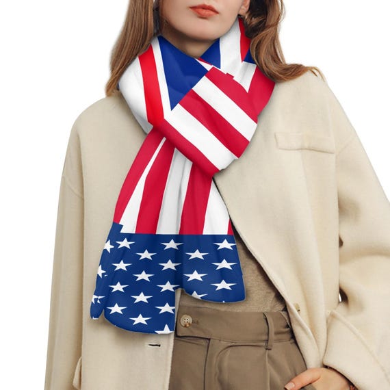 Customizable Half-and-half Double Flag Knitted Unisex Combo