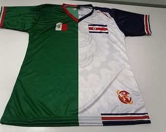 Half Mexico and Half Costa Rica Amolep Multinational football /soccer Jersey
