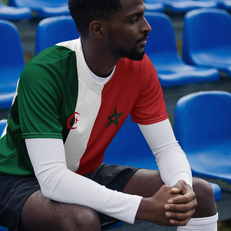 Recyceltes Unisex-Trikot mit Allover-Druck