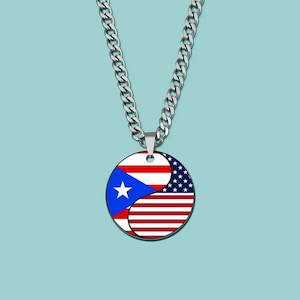 Collana Con Ciondolo Bandiera Americana Patriottica: Gioielli USA - Foto 3