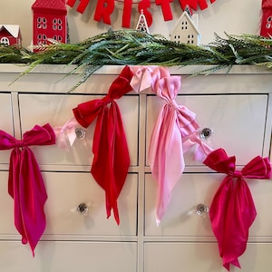 Coquette-inspired Bow Garland 6-foot Decorative Garland - Etsy