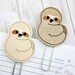 Sloth Planner Clip - Paperclip - Bookmark - Pick your color!